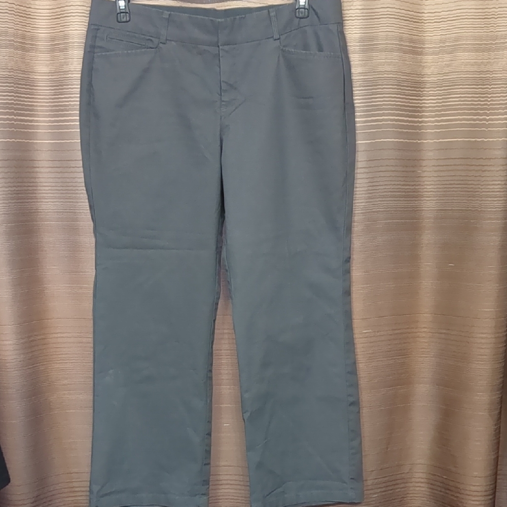 Dockers Women's Dark Gray Casual Pants